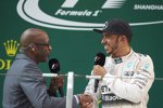 Lewis Hamilton (Mercedes) mit Ed Moses