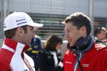Romain Dumas (Porsche) und Loic Duval (Audi Sport) 