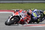 Andrea Dovizioso vor Valentino Rossi 