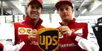 Kimi Räikkönen, Sebastian Vettel, UPS, Logo, Penis