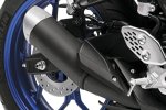 Brems- und Auspuffanlage der Yamaha YZF-R3