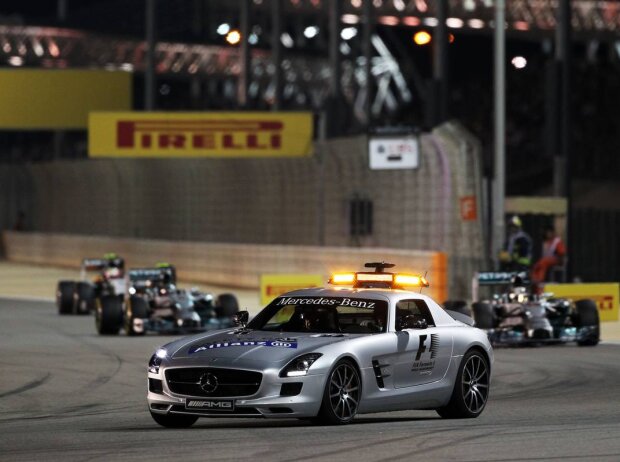 Lewis Hamilton, Safety-Car, Bahrain 2014