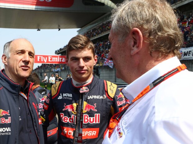 Franz Tost, Max Verstappen, Helmut Marko