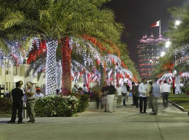 Fahrerlager in Bahrain