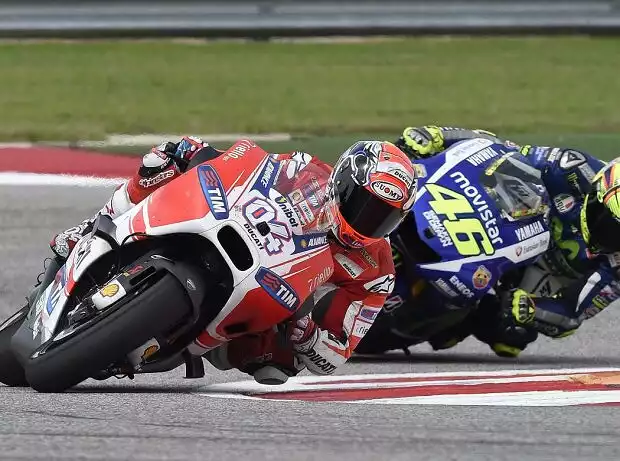 Andrea Dovizioso, Valentino Rossi Titel-Bild zur News: Andrea Dovizioso, Valentino Rossi
