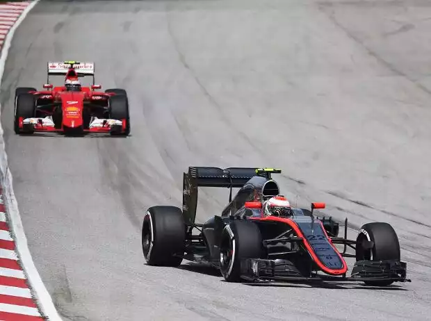 Jenson Button, Kimi Räikkönen Titel-Bild zur News: Jenson Button, Kimi Räikkönen