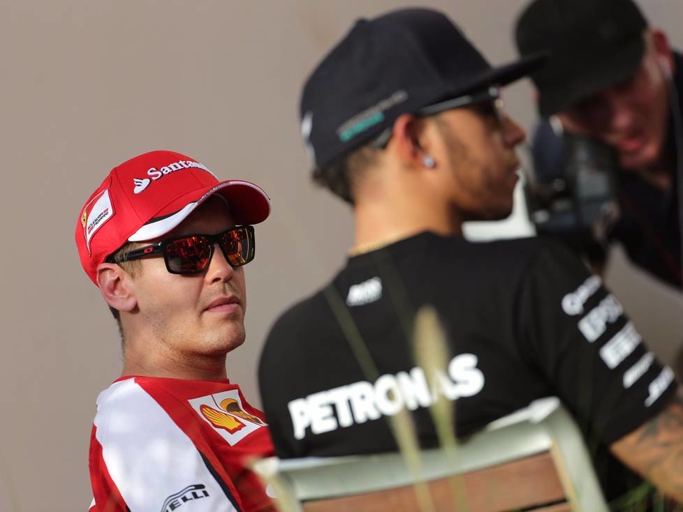Sebastian Vettel, Lewis Hamilton