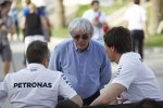 Bernie Ecclestone und Toto Wolff 