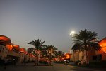 Paddock in Bahrain bei Nacht