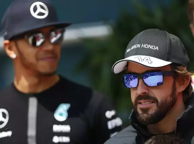 Lewis Hamilton, Fernando Alonso Titel-Bild zur News: Lewis Hamilton, Fernando Alonso