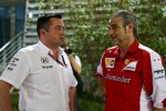 Eric Boullier und Maurizio Arrivabene 