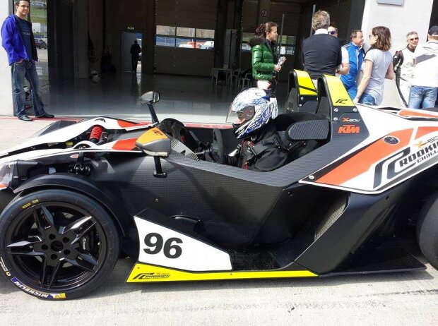 Christian Ebner im KTM X-Bow Christian Ebner im KTM X-Bow