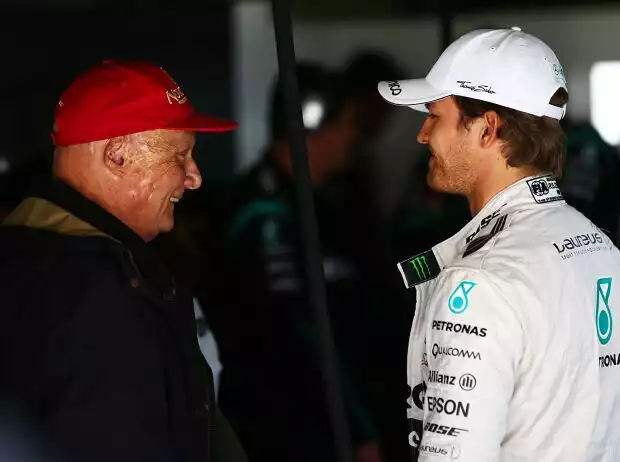 Niki Lauda, Nico Rosberg Titel-Bild zur News: Niki Lauda, Nico Rosberg