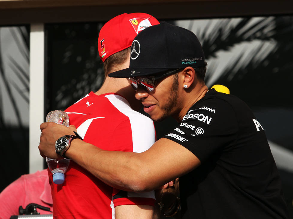 Sebastian Vettel, Lewis Hamilton