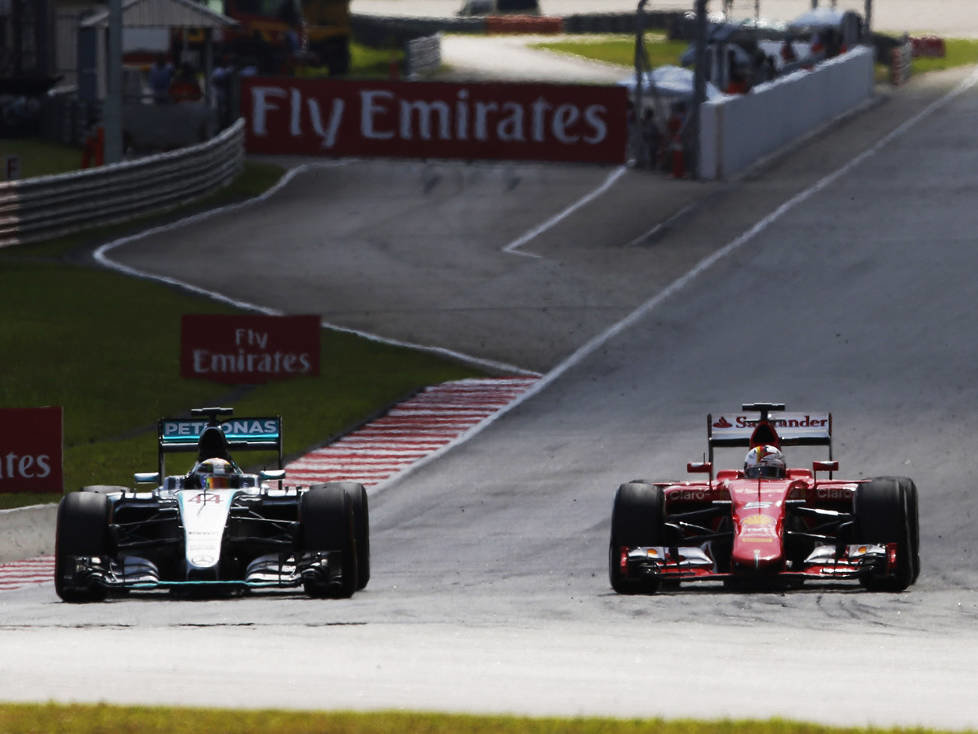 Sebastian Vettel, Lewis Hamilton