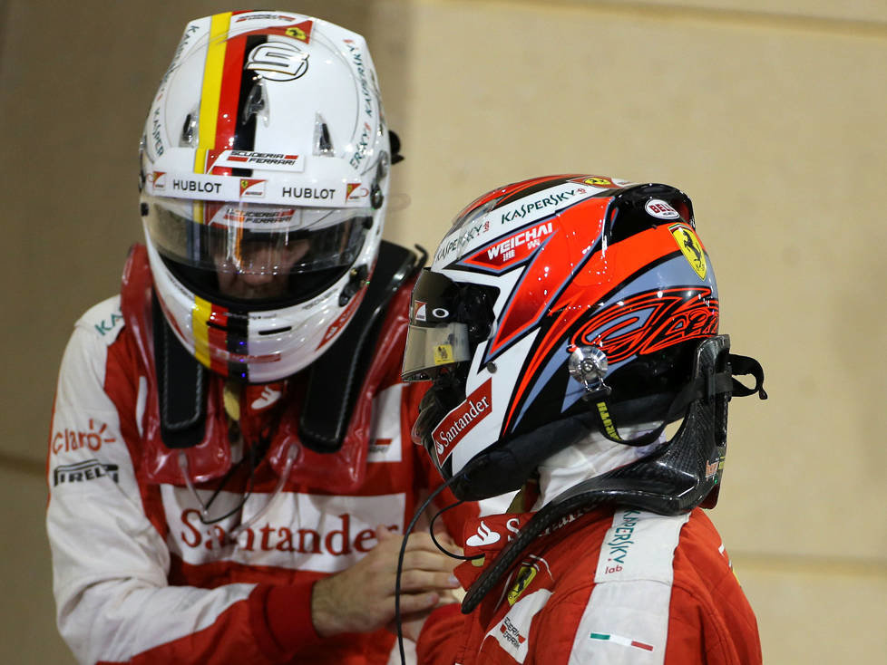 Kimi Räikkönen, Sebastian Vettel