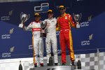 Stoffel Vandoorne (ART), Rio Haryanto (Campos) und Alexander Rossi (Racing Engineering) 