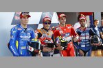 Aleix Espargaro, Marc Marquez, Andrea Iannone und Hector Barbera 