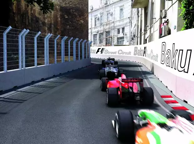 Titel-Bild zur News: Tilke-Fotomontage: Grand Prix von Europa, Baku, Aserbaidschan