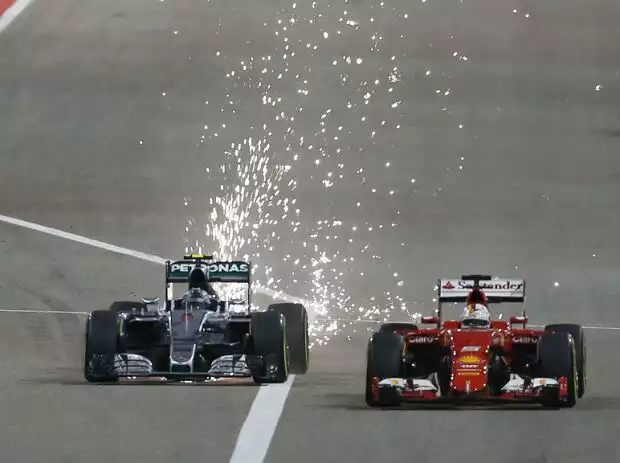 Nico Rosberg, Sebastian Vettel Titel-Bild zur News: Nico Rosberg, Sebastian Vettel