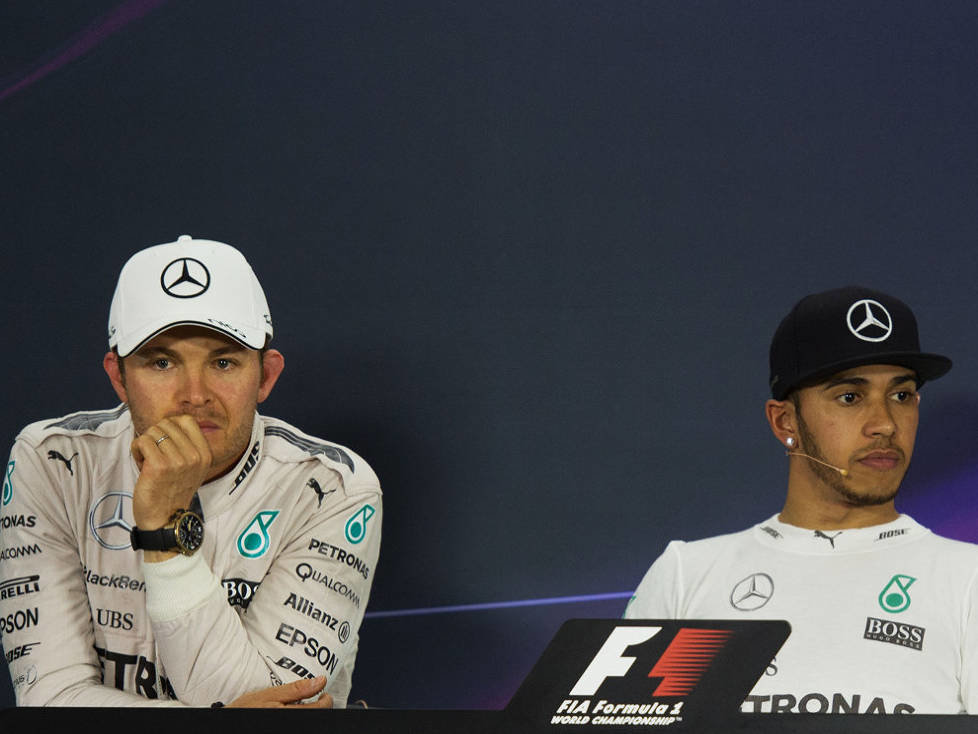 Nico Rosberg, Lewis Hamilton, Sebastian Vettel