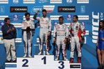 Jose-Maria Lopez (Citroen) mit Qing-Hua Ma (Citroen), Sebastien Loeb (Citroen) und Mehdi Bennani (SLR-Citroen)