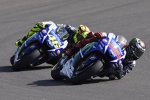 Jorge Lorenzo vor Valentino Rossi (Yamaha) 