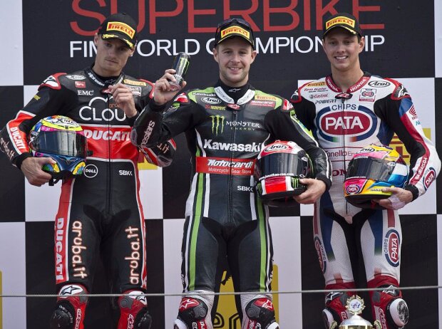 Jonathan Rea, Chaz Davies, Michael van der Mark Jonathan Rea, Chaz Davies, Michael van der Mark