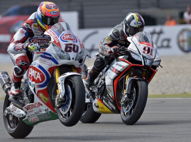 Leon Haslam, Michael van der Mark Leon Haslam, Michael van der Mark