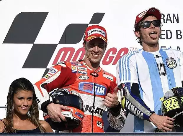 Titel-Bild zur News: Valentino Rossi, Andrea Dovizioso, Cal Crutchlow