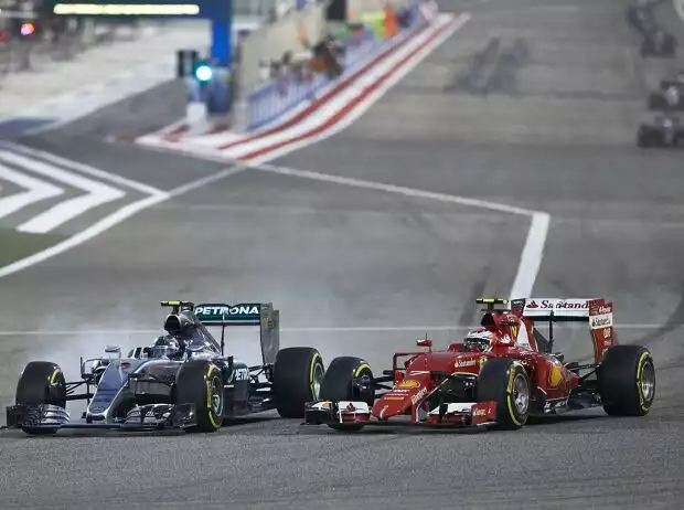 Nico Rosberg, Sebastian Vettel Titel-Bild zur News: Nico Rosberg, Sebastian Vettel