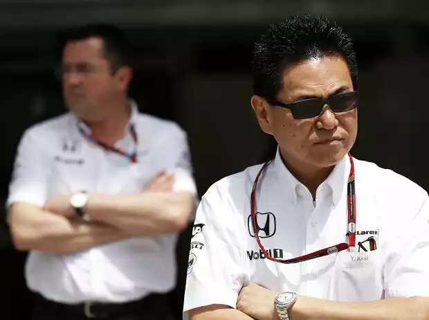 Yasuhisa Arai, Eric Boullier Titel-Bild zur News: Yasuhisa Arai, Eric Boullier