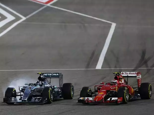 Titel-Bild zur News: Nico Rosberg, Kimi Räikkönen