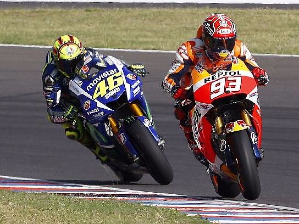 Marc Marquez, Valentino Rossi