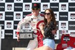 Long-Beach-Sieger Scott Dixon mit Ehefrau Emma