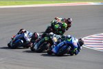 Maverick Vinales vor Bradley Smith 