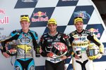 Esteve Rabat, Johann Zarco und Thomas Lüthi 