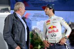 Helmut Marko und Daniel Ricciardo (Red Bull) 