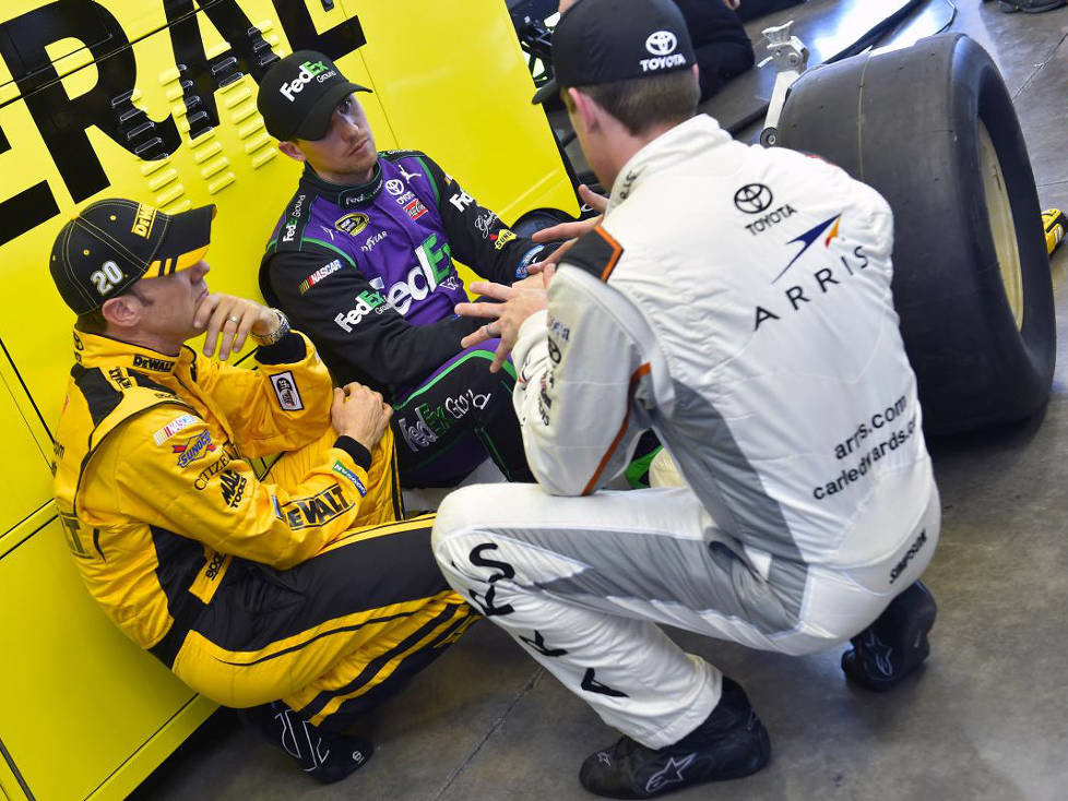 Carl Edwards, Denny Hamlin, Matt Kenseth