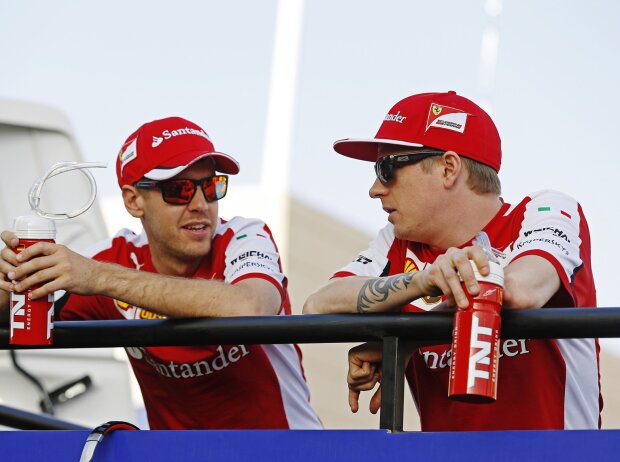 Sebastian Vettel, Kimi Räikkönen