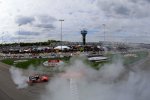 Burnout von Sieger Kurt Busch (Stewart/Haas) 