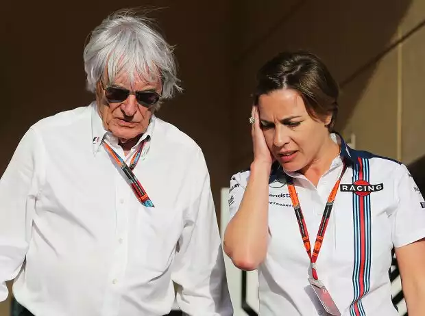 Bernie Ecclestone, Claire Williams Titel-Bild zur News: Bernie Ecclestone, Claire Williams