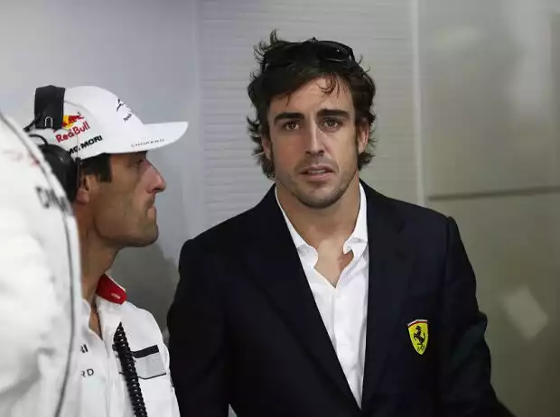 Mark Webber, Fernando Alonso Titel-Bild zur News: Mark Webber, Fernando Alonso