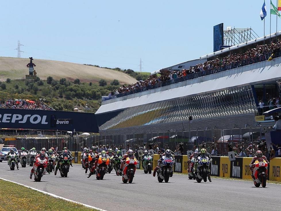Jerez, Start