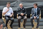 HPD-Entwicklungschef Steve Eriksen, IndyCar-Rennchef Derrick Walker und Indianapolis-Streckenchef Doug Boles