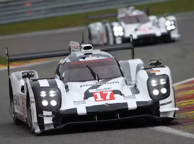 Timo Bernhard, Mark Webber, Brendon Hartley Titel-Bild zur News: Timo Bernhard, Mark Webber, Brendon Hartley