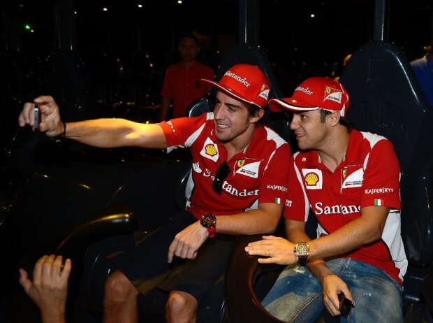 Titel-Bild zur News: Fernando Alonso, Felipe Massa