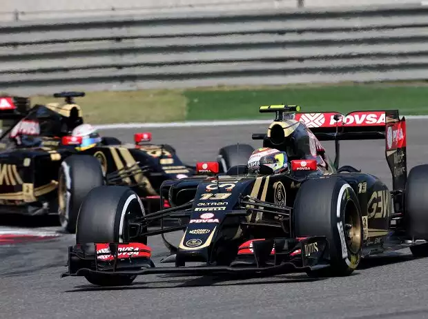 Titel-Bild zur News: Pastor Maldonado, Romain Grosjean