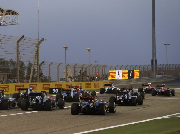 Pastor Maldonado, Fernando Alonso, Sergio Perez