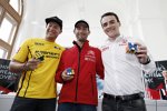 Rob Huff, Jose-Maria Lopez und  Norbert Michelisz 